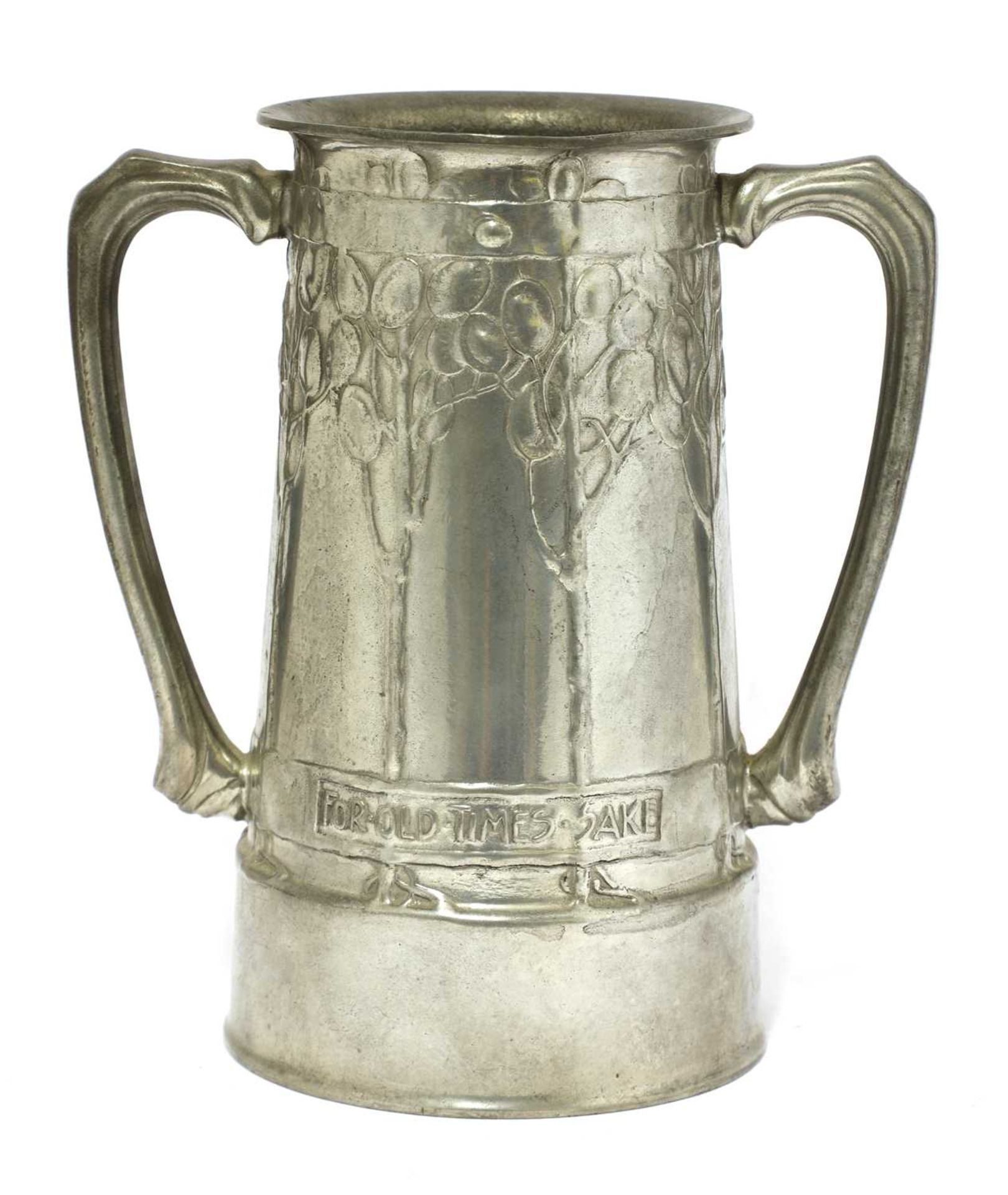 A Liberty & Co. Tudric pewter twin-handled vase,