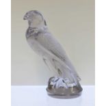 A Lalique glass 'Faucon' car mascot,