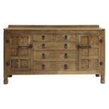 A Robert 'Mouseman' Thompson oak sideboard,