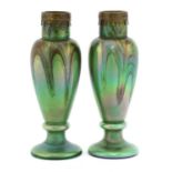 A pair of Rindskopf vases,
