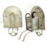 A pair of Art Deco architectural wall lights,