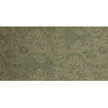 A Pugin block-printed wallpaper roll,