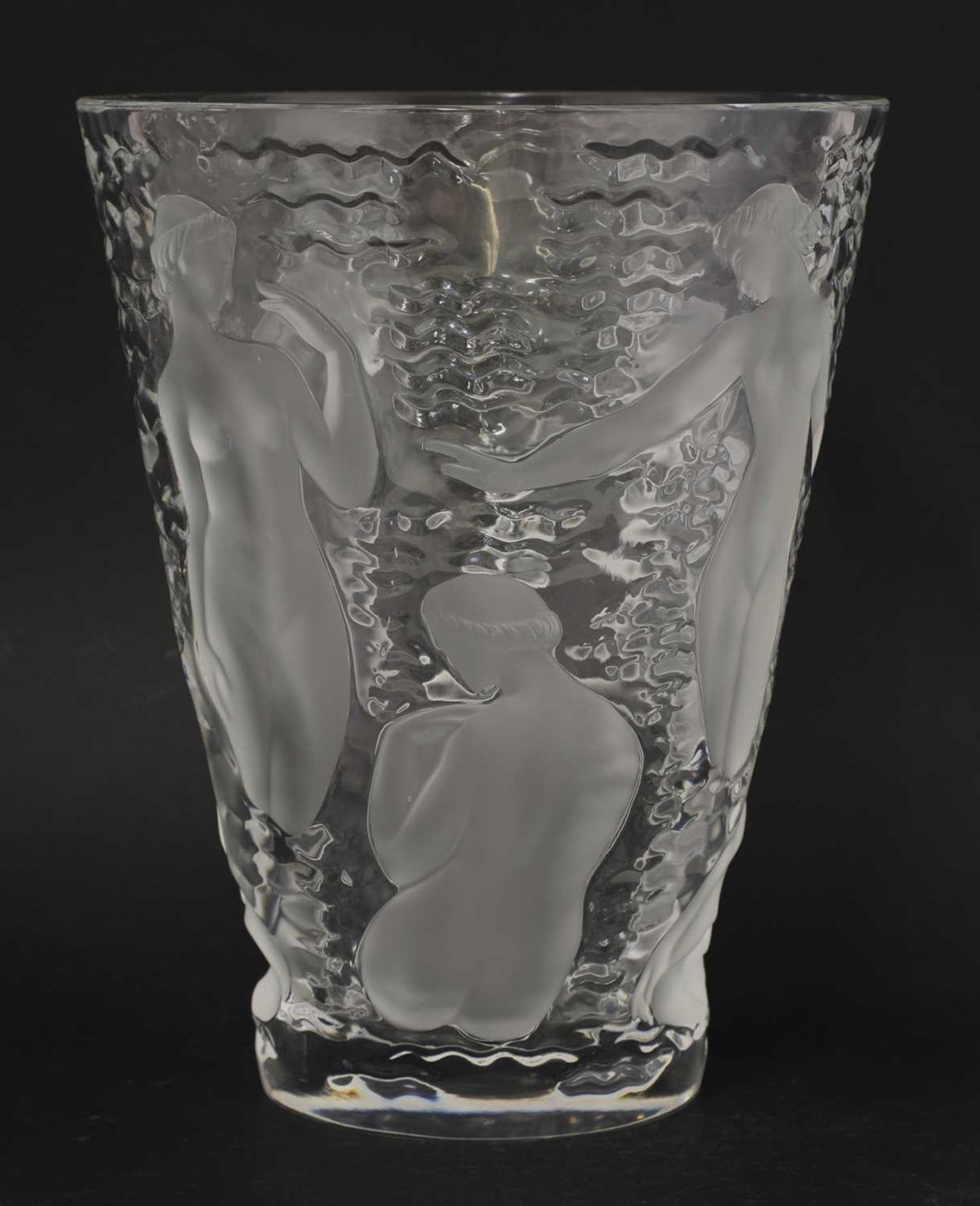 A Lalique 'Ondines' glass vase, - Bild 3 aus 3