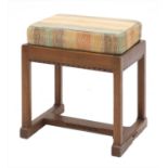 An oak stool or table,