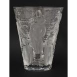 A Lalique 'Ondines' glass vase,