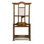 An Arts & Crafts oak 'Kensington' hall stand,