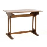 A mahogany side table,