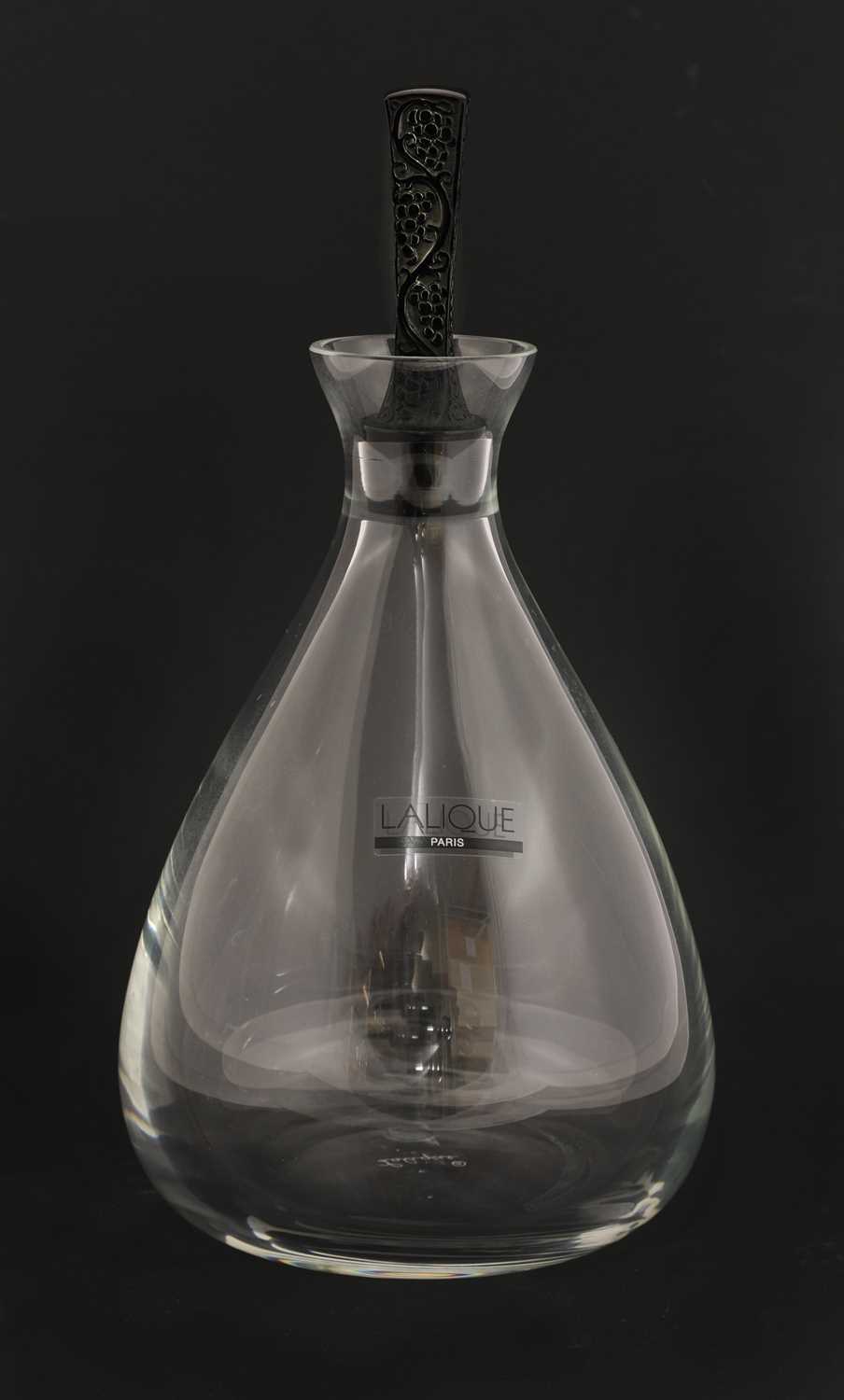 A Lalique crystal glass 'Phalsbourg' decanter, - Image 2 of 3