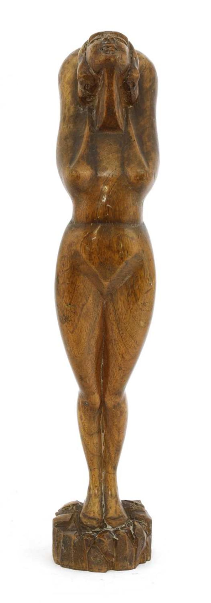 A carved nude maquette, - Bild 2 aus 4