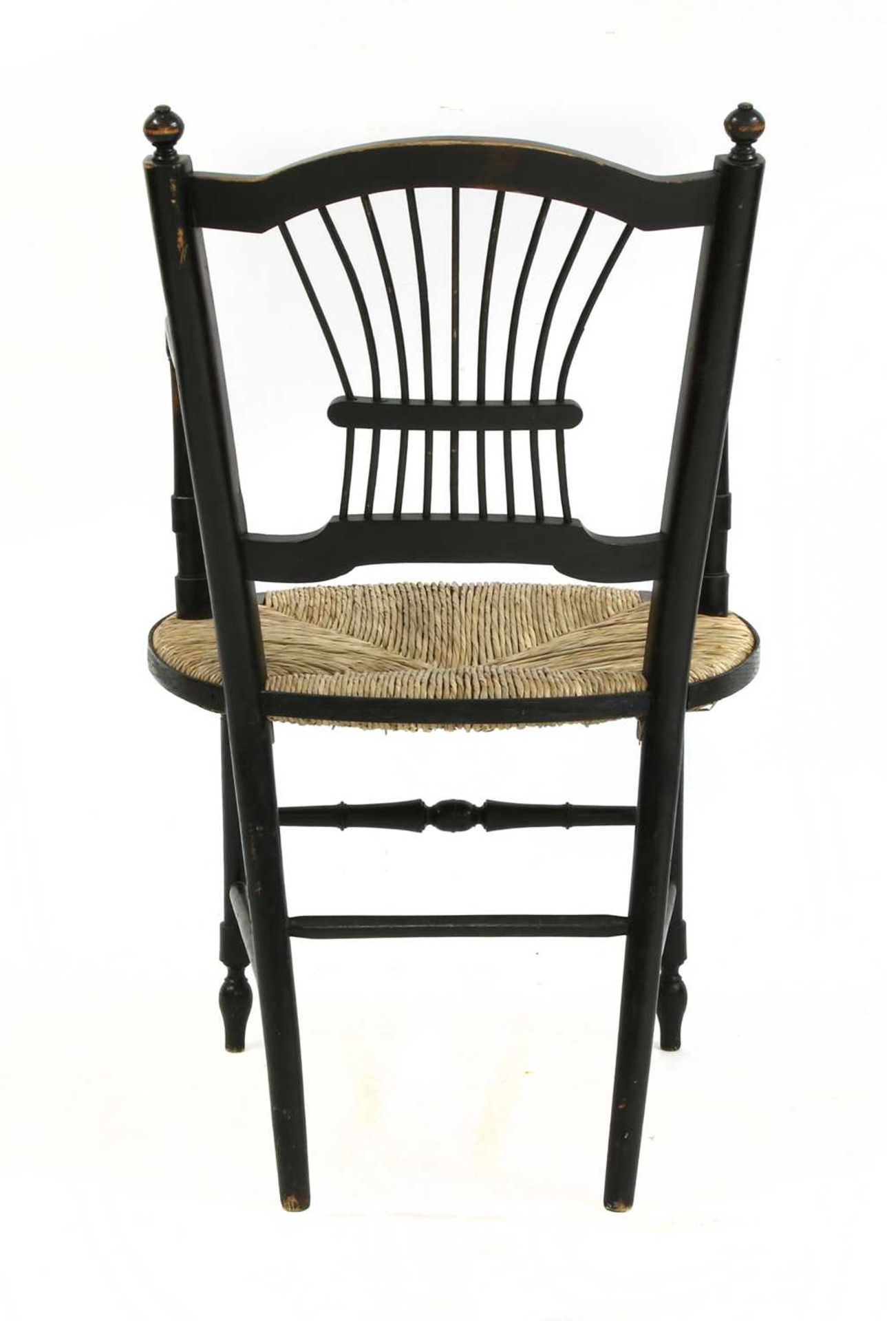 A Morris & Co. ebonised elbow chair, - Image 2 of 7