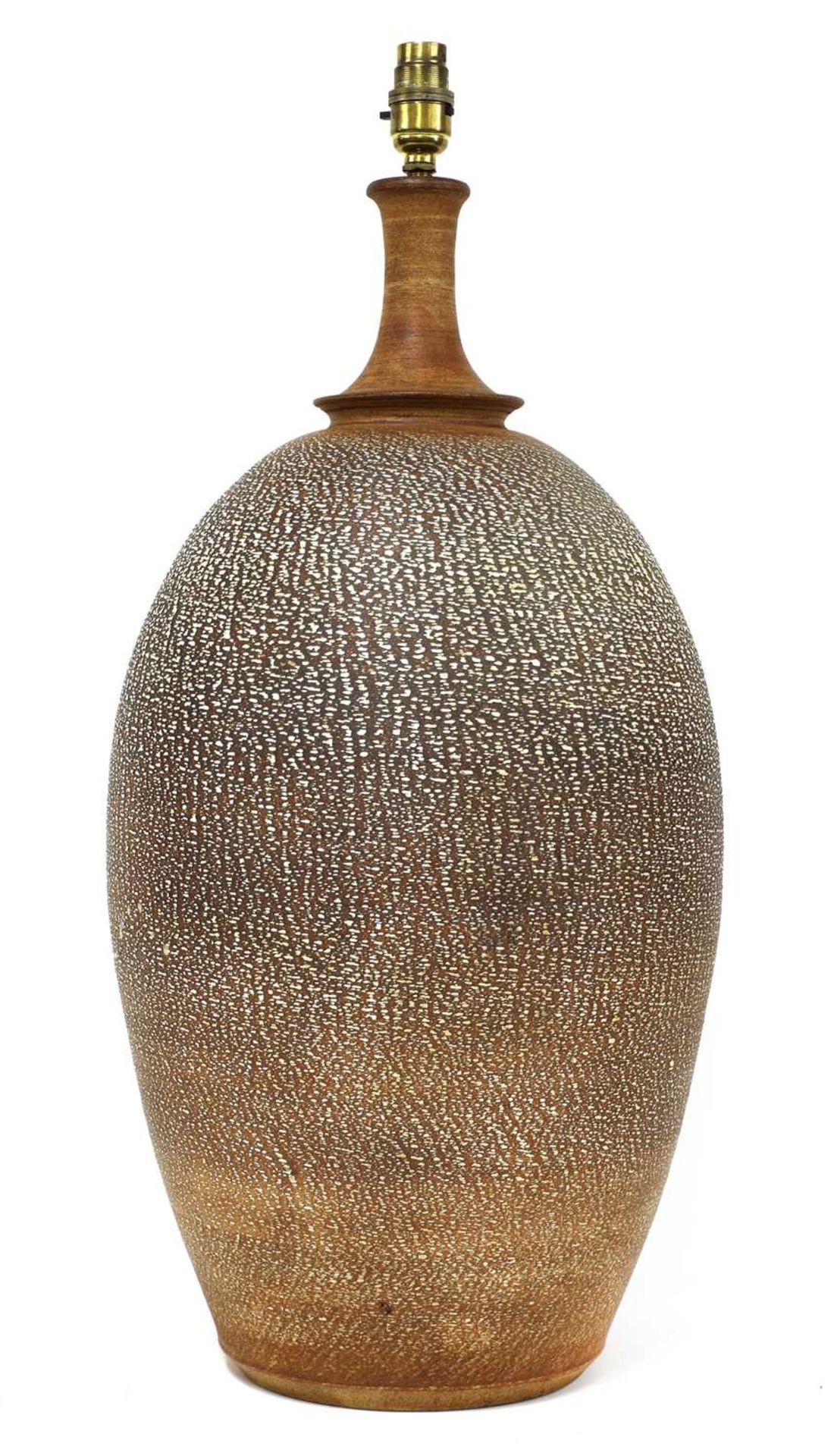 A stoneware lamp base, - Bild 3 aus 4