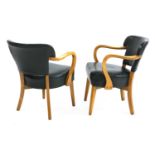 A pair of Art Deco armchairs,