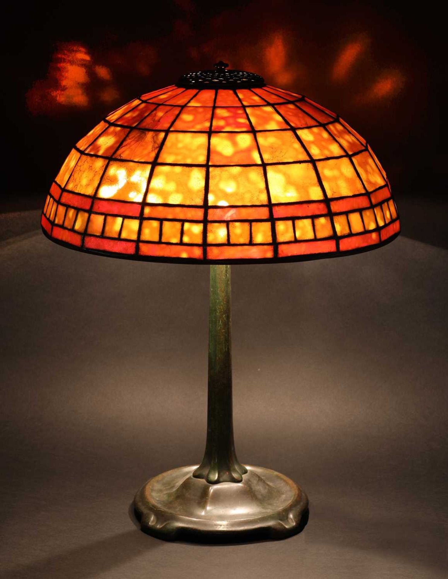 A Tiffany Studios' table lamp,