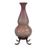 A Kralik glass vase,