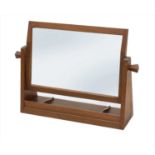 A walnut dressing table mirror,