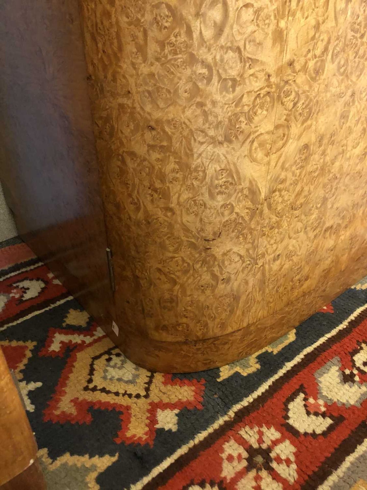 An Art Deco burr maple compactum, - Bild 7 aus 8