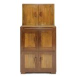 An Art Deco teak cabinet,