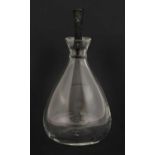 A Lalique crystal glass 'Phalsbourg' decanter,