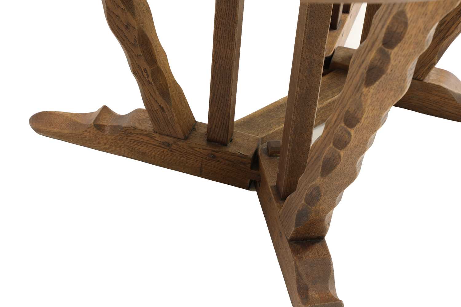 An oak gateleg table, - Image 4 of 4