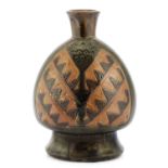 A pottery vase,