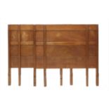 A pair of headboards,