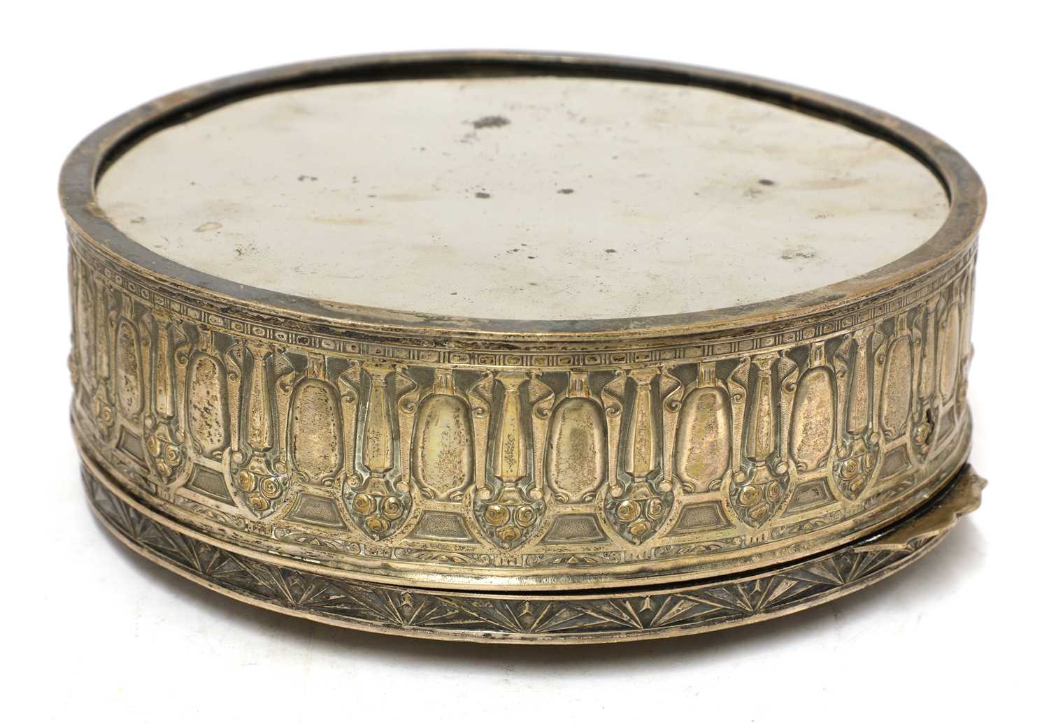 An interesting silver-plated jewellery box, - Image 2 of 7