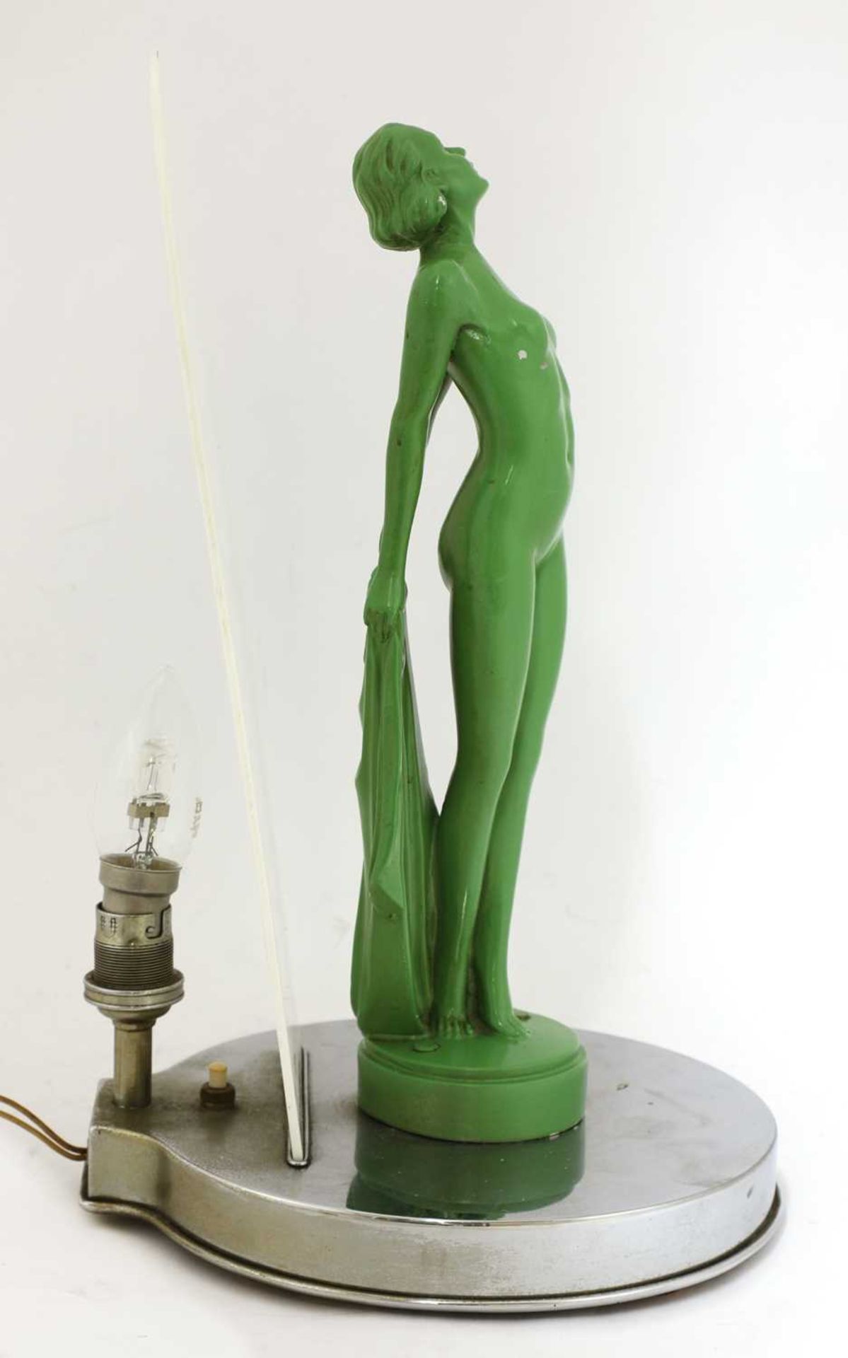 An Art Deco lamp, - Image 2 of 3