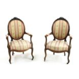 Pair of fauteuils,