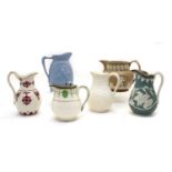 A collection of eleven Victorian jugs,