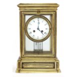 A French ormolu mantel clock,