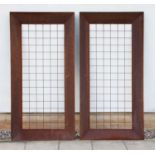 A pair of garden trellis in the form of picture frames,