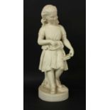 Young England's Sister, a Copeland parian figure of a young girl.