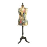 An early 20th Century, Art Deco style collaged mannequin,