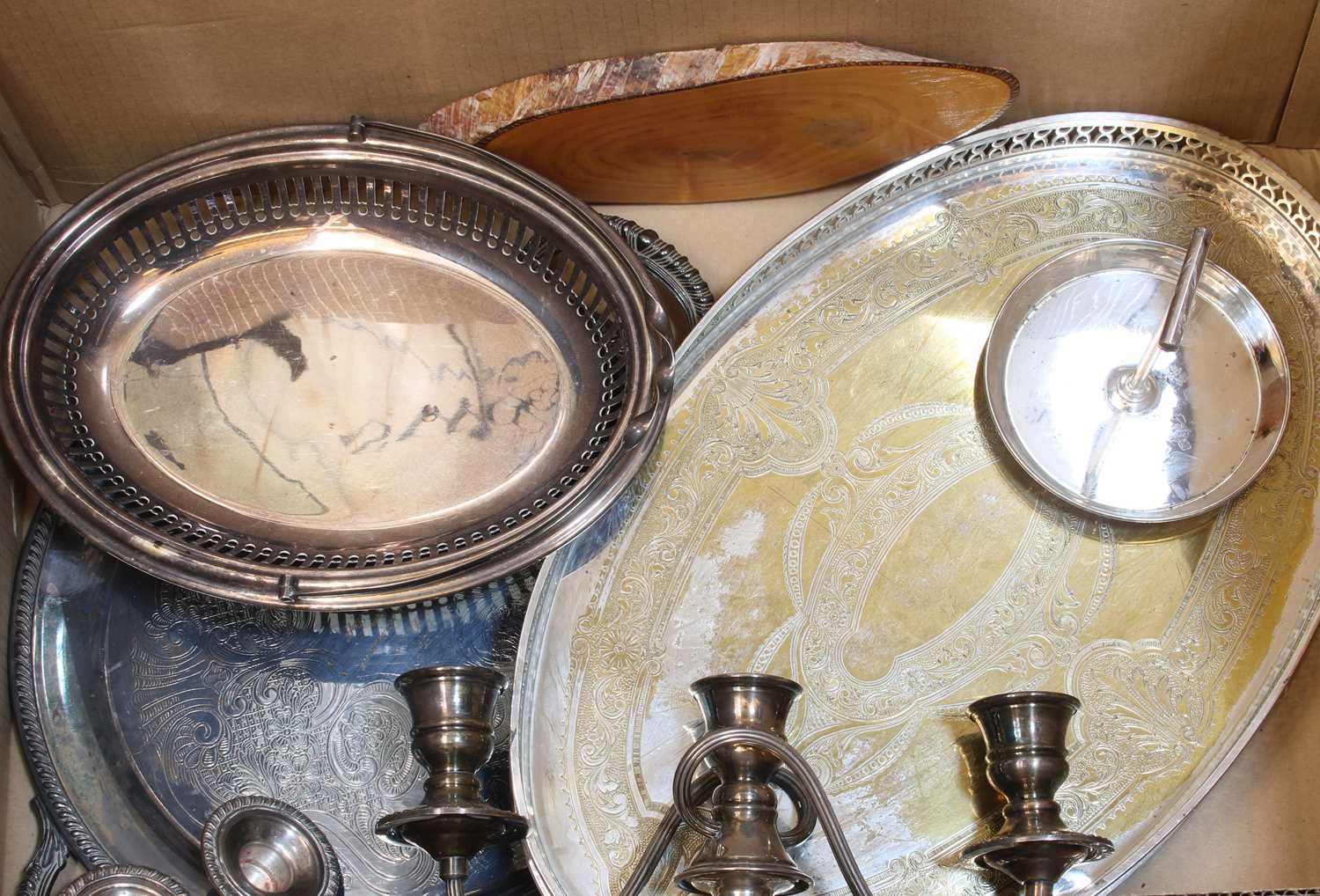 A collection of silver plate, - Image 3 of 4