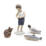 A collection of Bing and Grondahl ceramics,