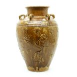 A Chinese martaban jar,