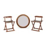 A 'Starbay Brest' rosewood finish porthole mirror,