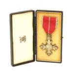 A Military MBE award,
