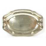 A French silver serving dish,