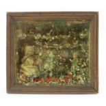 A Victorian framed diorama,