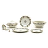 A comprehensive Wedgwood Sylvia pattern dinner service,