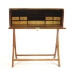 A 'Starbay Indochine' rosewood finish and compass rose inlaid writing desk,
