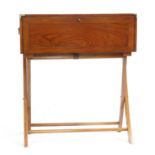 A 'Starbay Indochine' rosewood finish and compass rose inlaid writing desk,