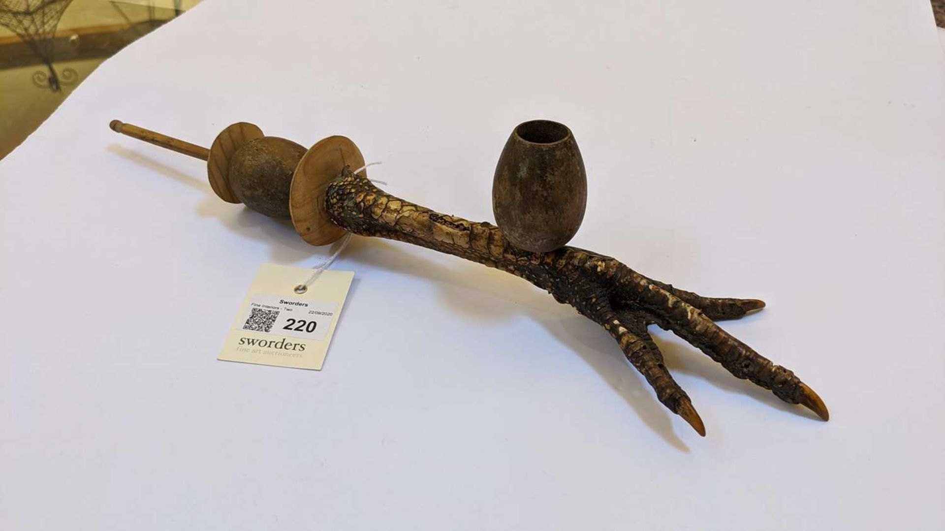 An Australian claw pipe, - Bild 3 aus 28