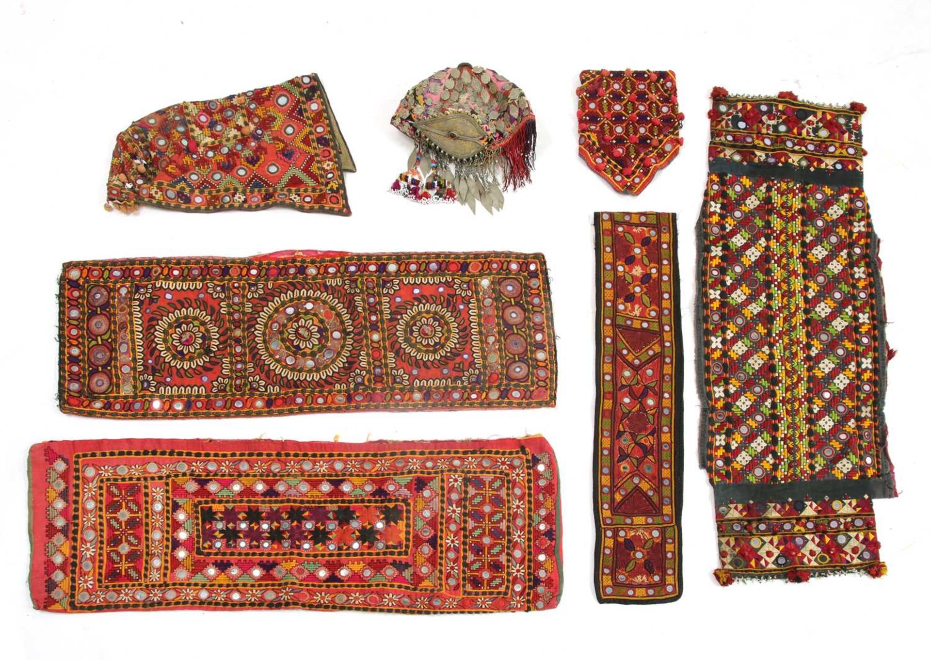 A collection of central Asian, Uzbek and other tent hangings, - Image 4 of 5