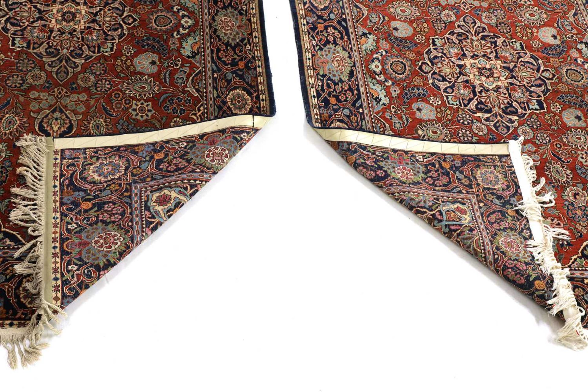 A pair of hand-knotted Persian rugs, - Image 3 of 10