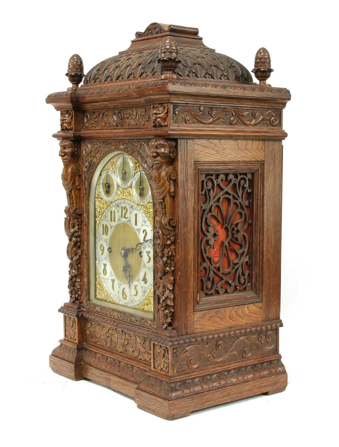 A musical bracket clock, - Image 3 of 6