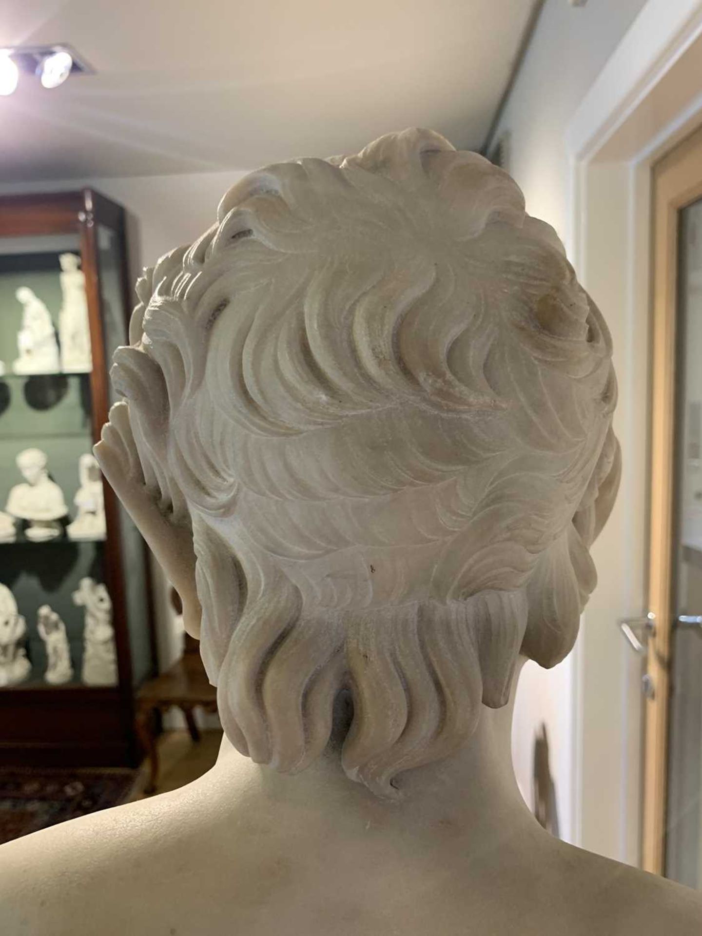 An Italian carved marble bust, - Bild 17 aus 23