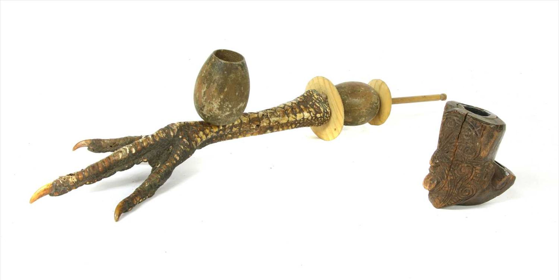 An Australian claw pipe,