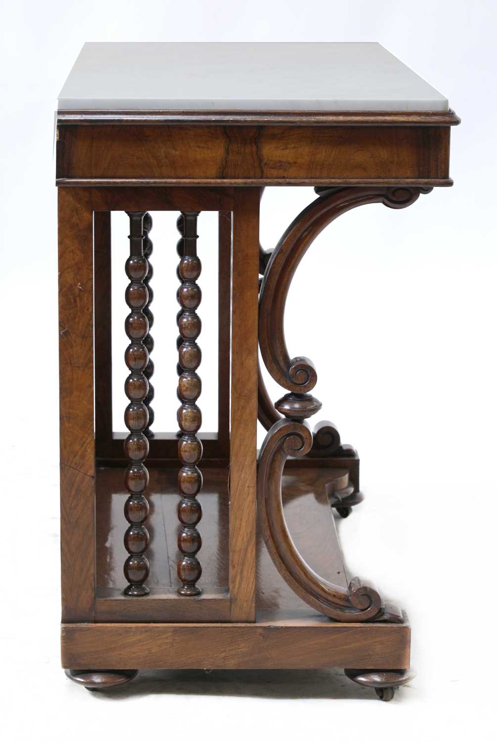 A Victorian rosewood console table, - Image 5 of 6